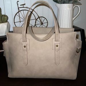 Tan Cross Body And Hand Bag !